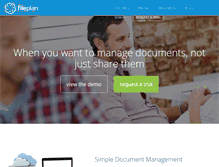 Tablet Screenshot of fileplan.com